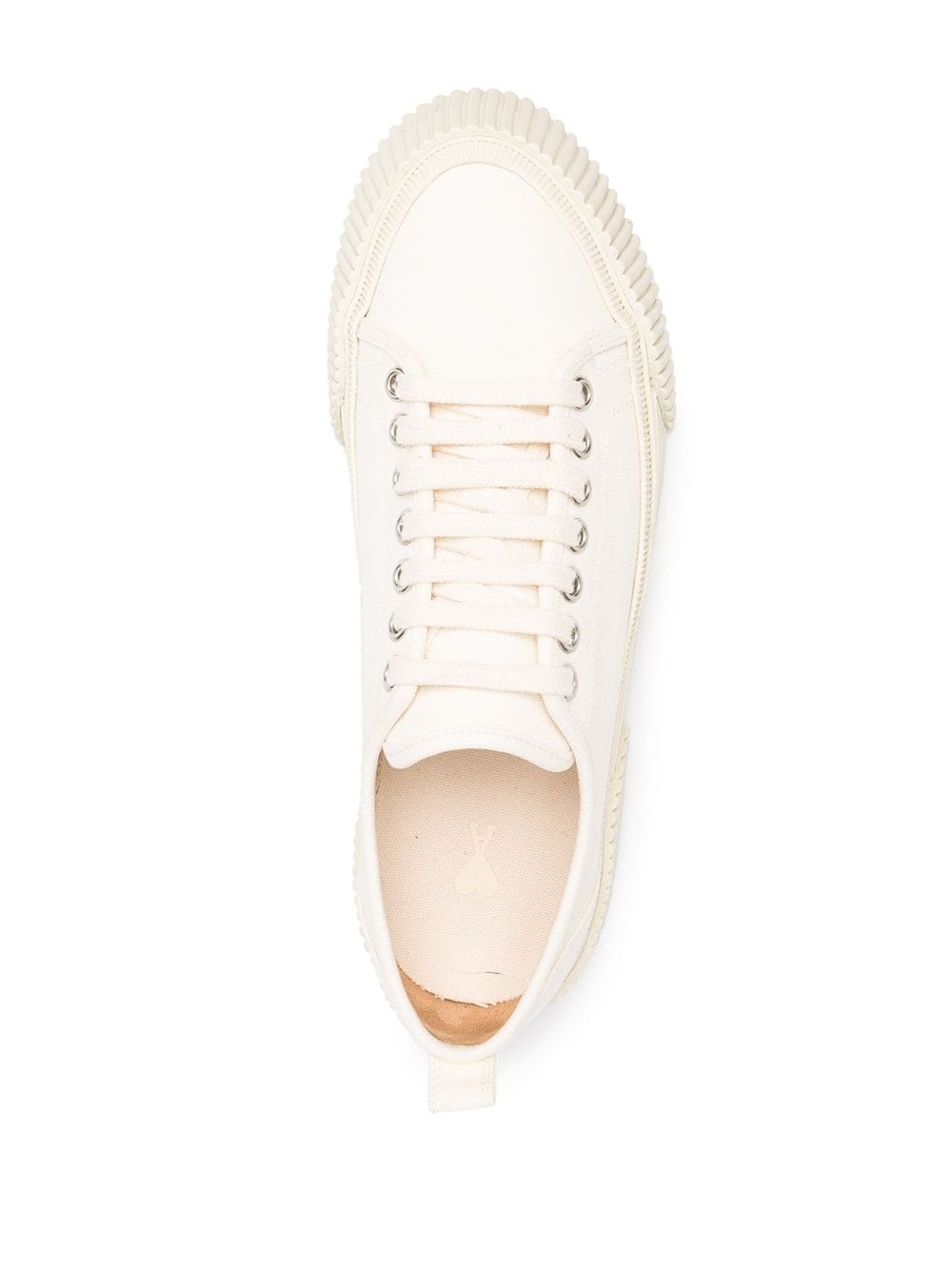 low-top flatform sneakers - 4