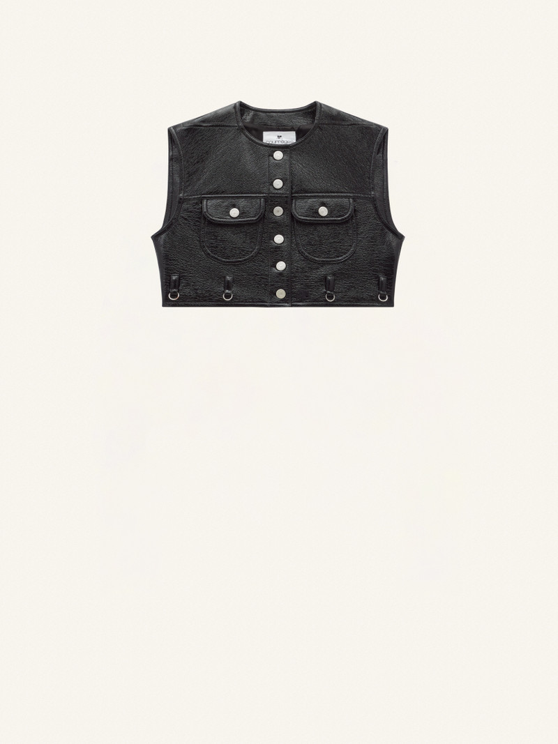 MULTIFLEX VINYL CROPPED VEST 1