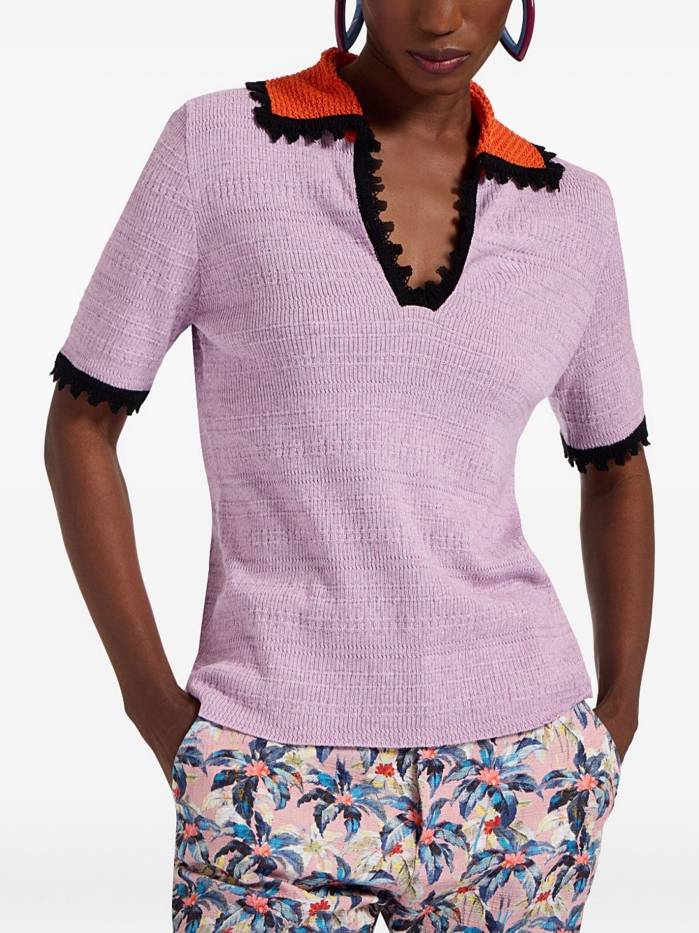 colour-block T-shirt - 2
