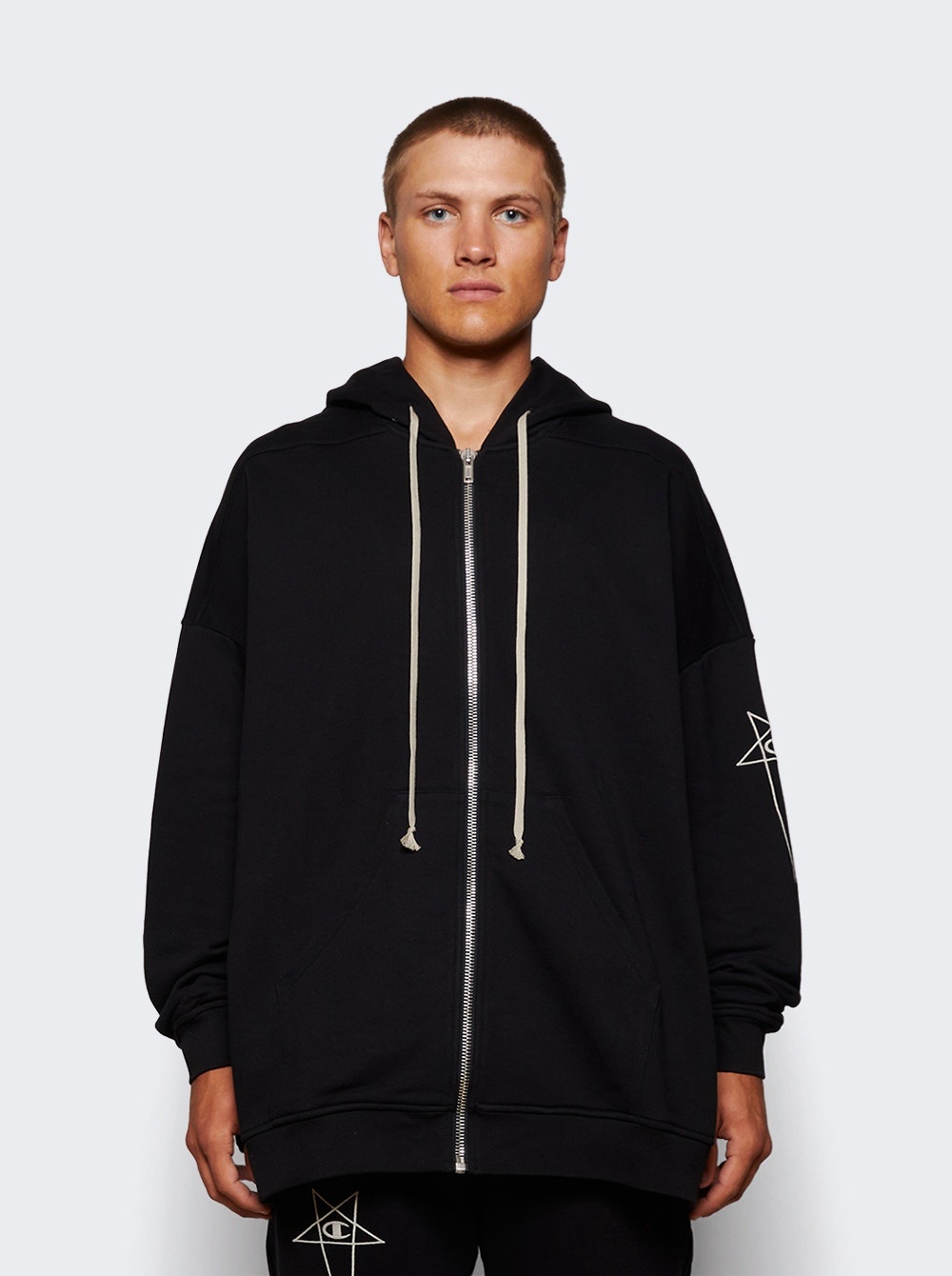 X  Champion Jumbo Jason S  Hoodie Black - 2