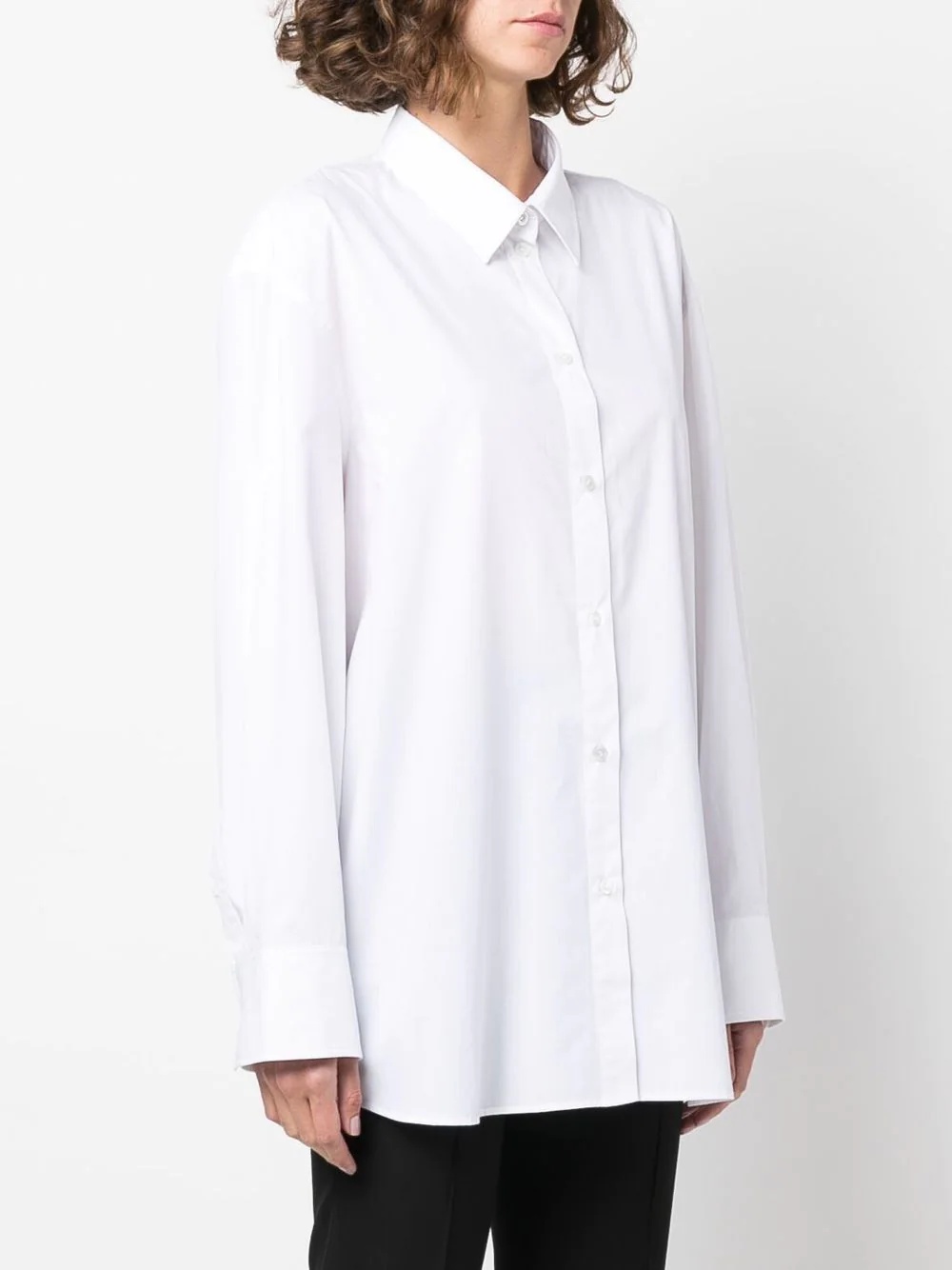 embroidered logo shirt - 4