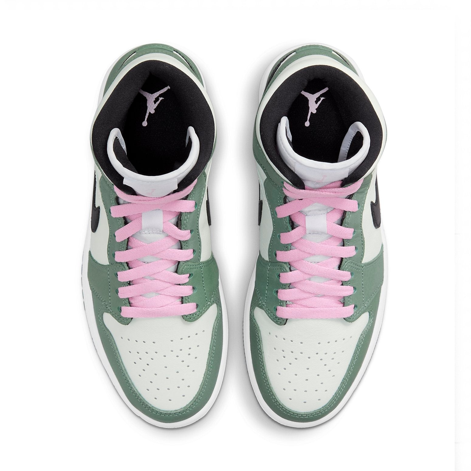 (WMNS) Air Jordan 1 Mid SE 'Dutch Green' CZ0774-300 - 4