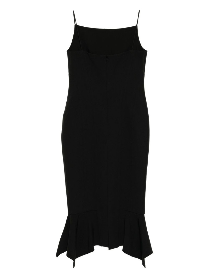 ROLAND MOURET fishtail-hem dress outlook