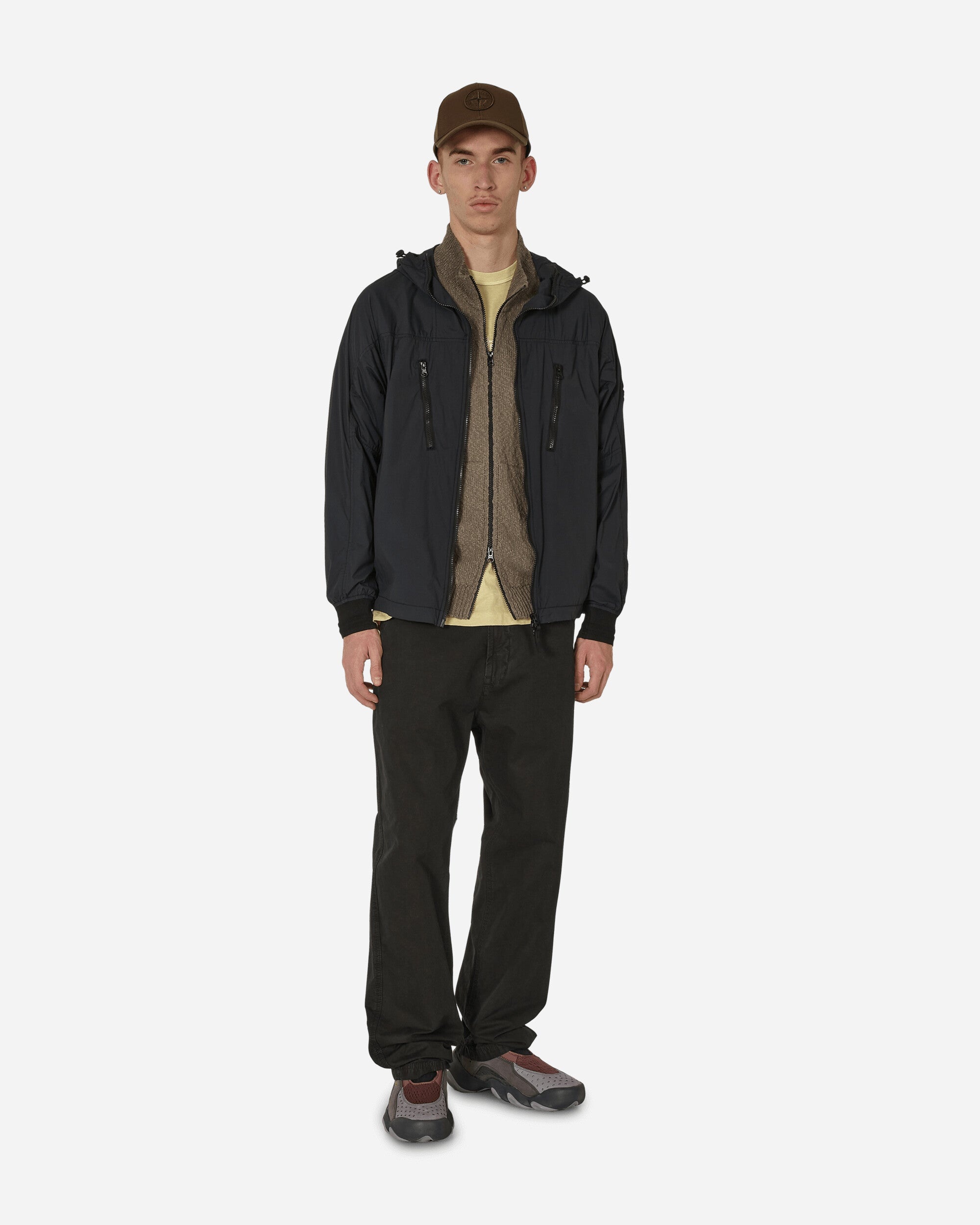 Stone Island Packable Skin Touch Nylon-TC Jacket Black slamjam