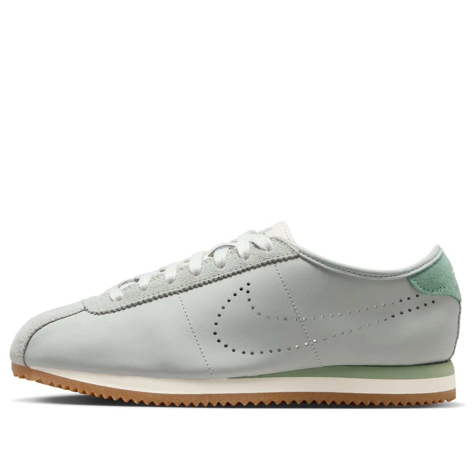 (WMNS) Nike Cortez Leather 'Light Silver Steam Gum' HQ1841-003 - 1