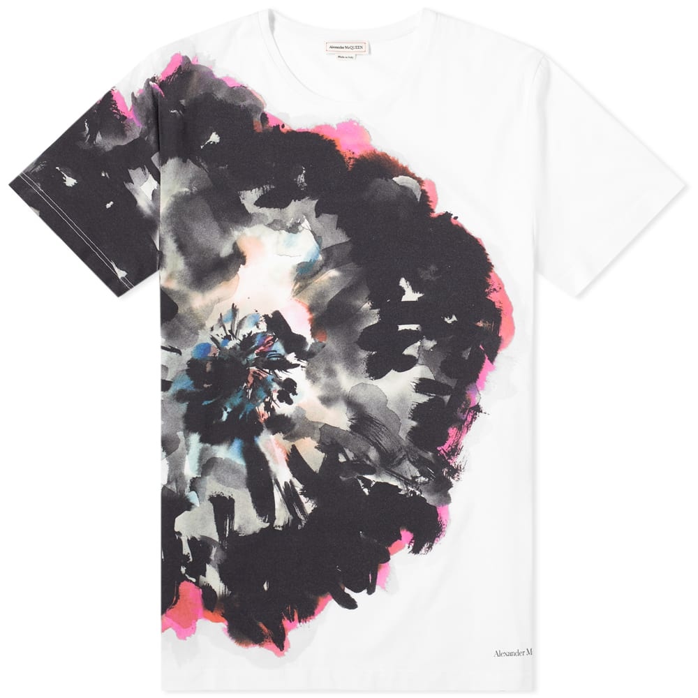 Alexander McQueen Painted Flower Tee - 1