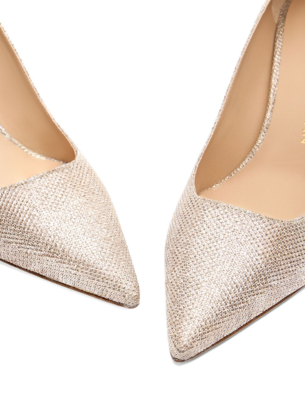 75mm Stuart Power 75 glitter pointed-toe pumps - 4