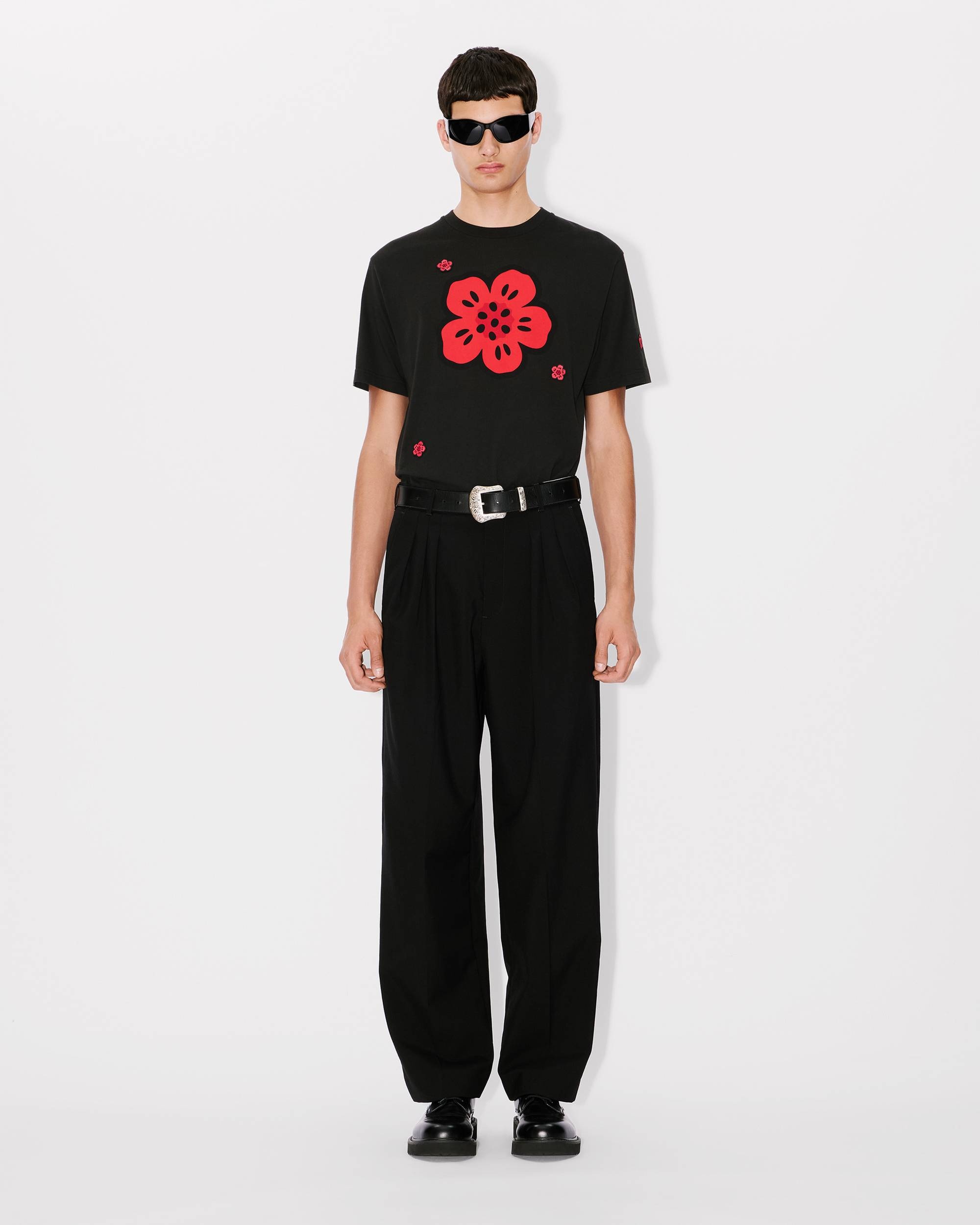 'Boke Flower' embroidered T-shirt - 5