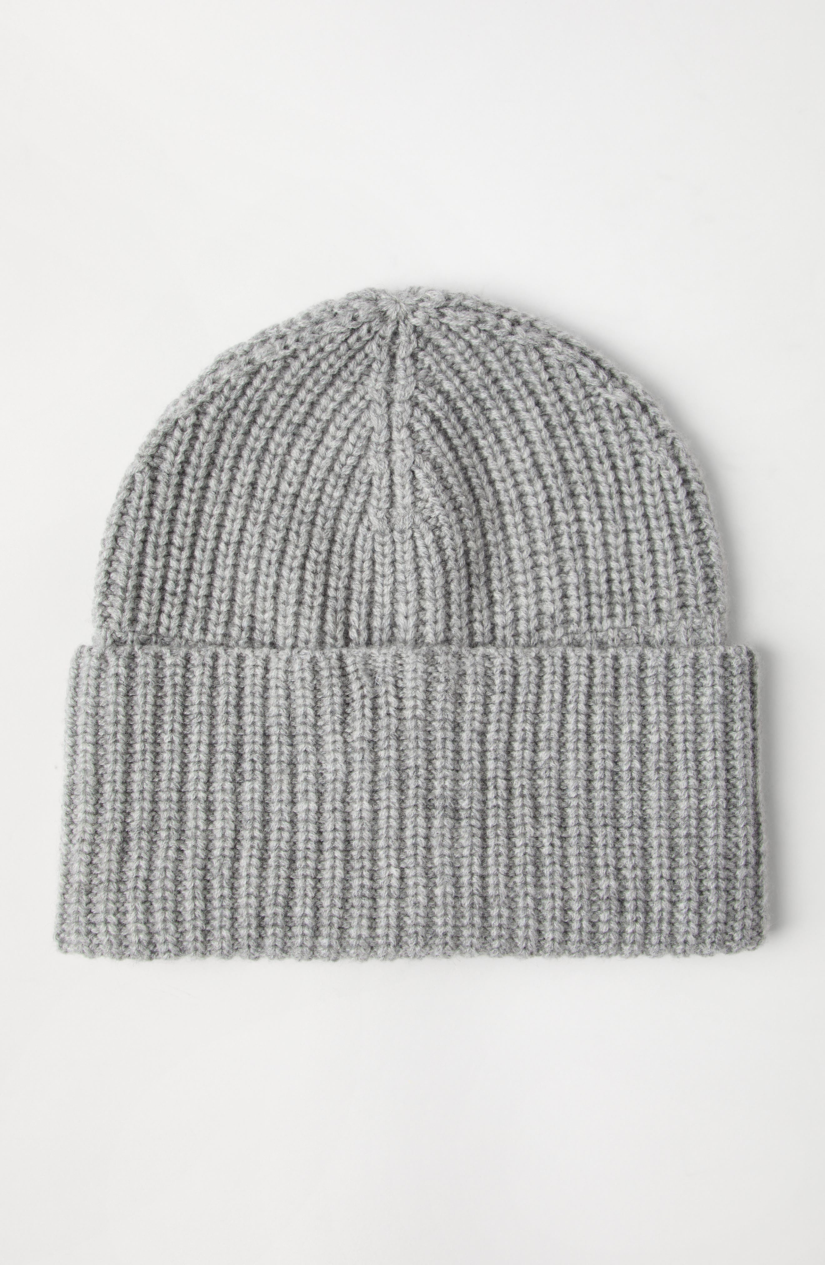 Brunello Cucinelli Cashmere rib knit beanie in Light Grey at Nordstrom - 2