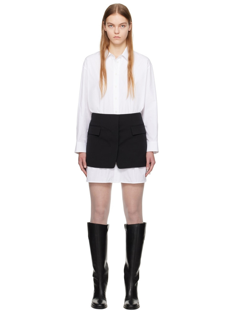 White Layered Minidress 1