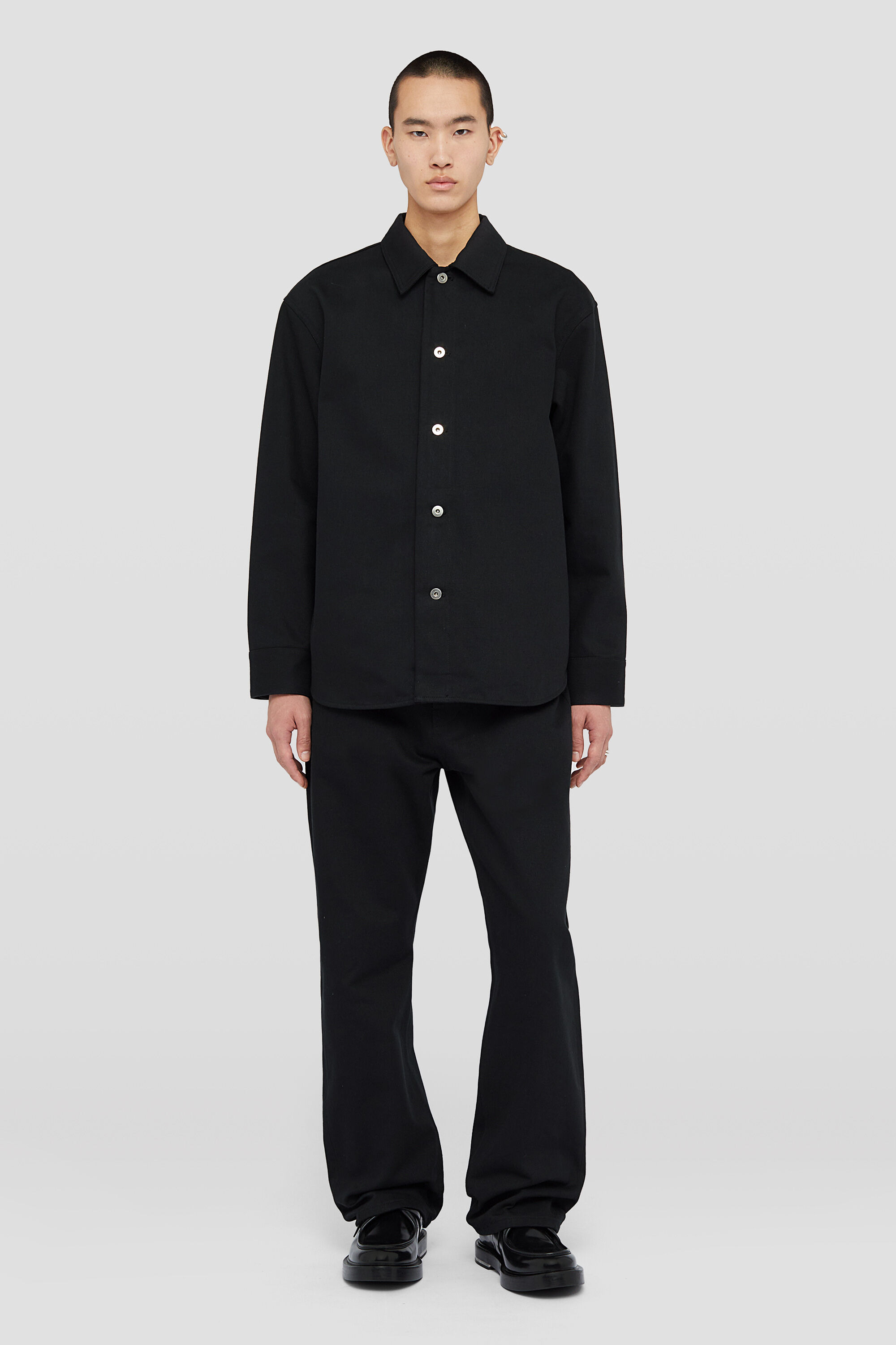 Loose Denim Trousers - 4