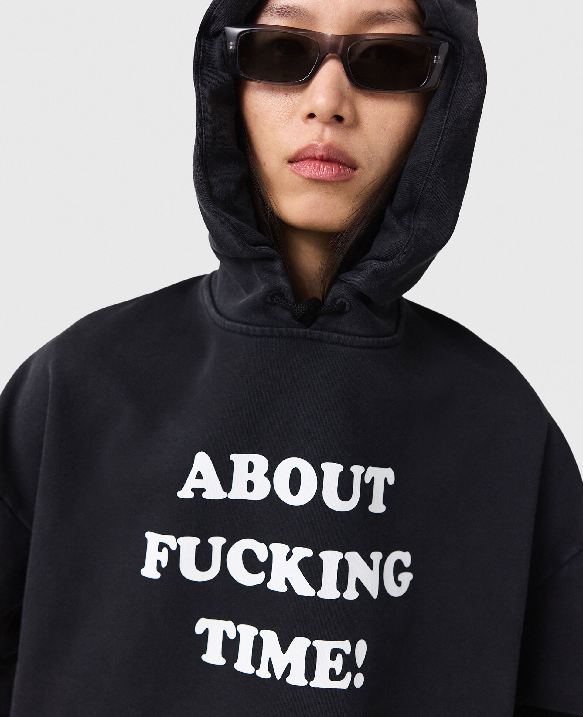 About Fucking Time! Hoodie - 3
