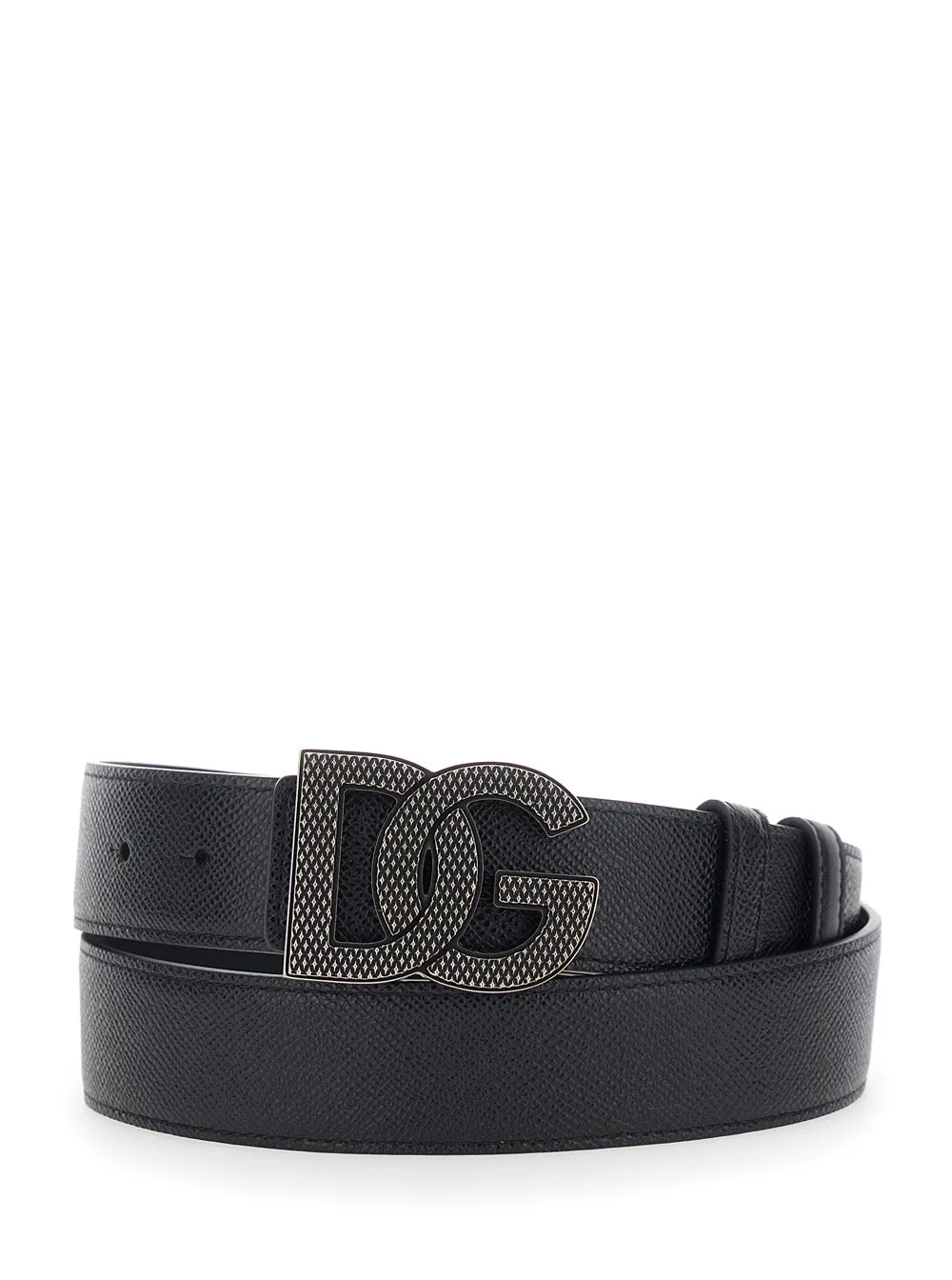 Dolce & Gabbana Men Logo Dg Zigrinato - 1