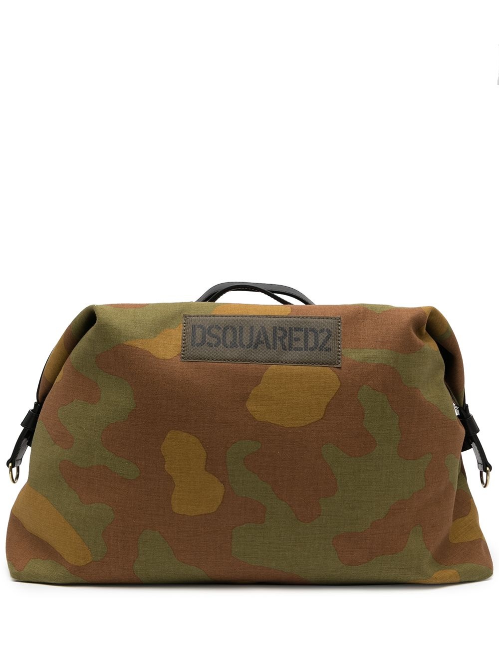 camouflage-print duffle bag - 1