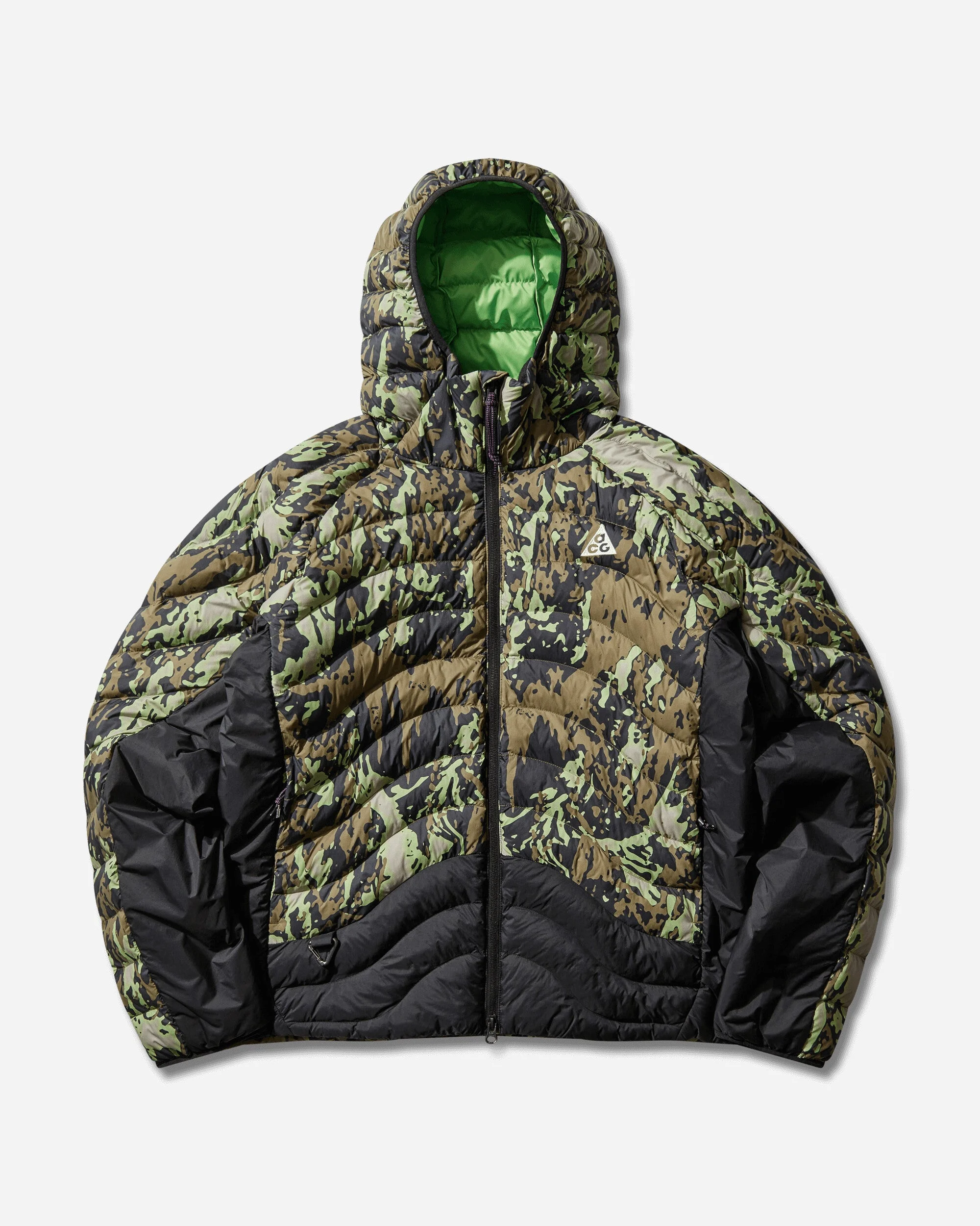 Men's ACG 'Lava Flow' Therma-FIT ADV Jacket College Grey / Black / Mean Green - 1