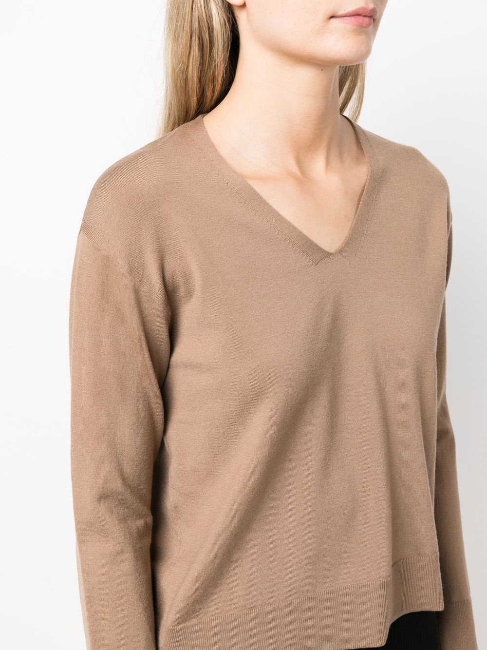 V-neck knit jumper - 5