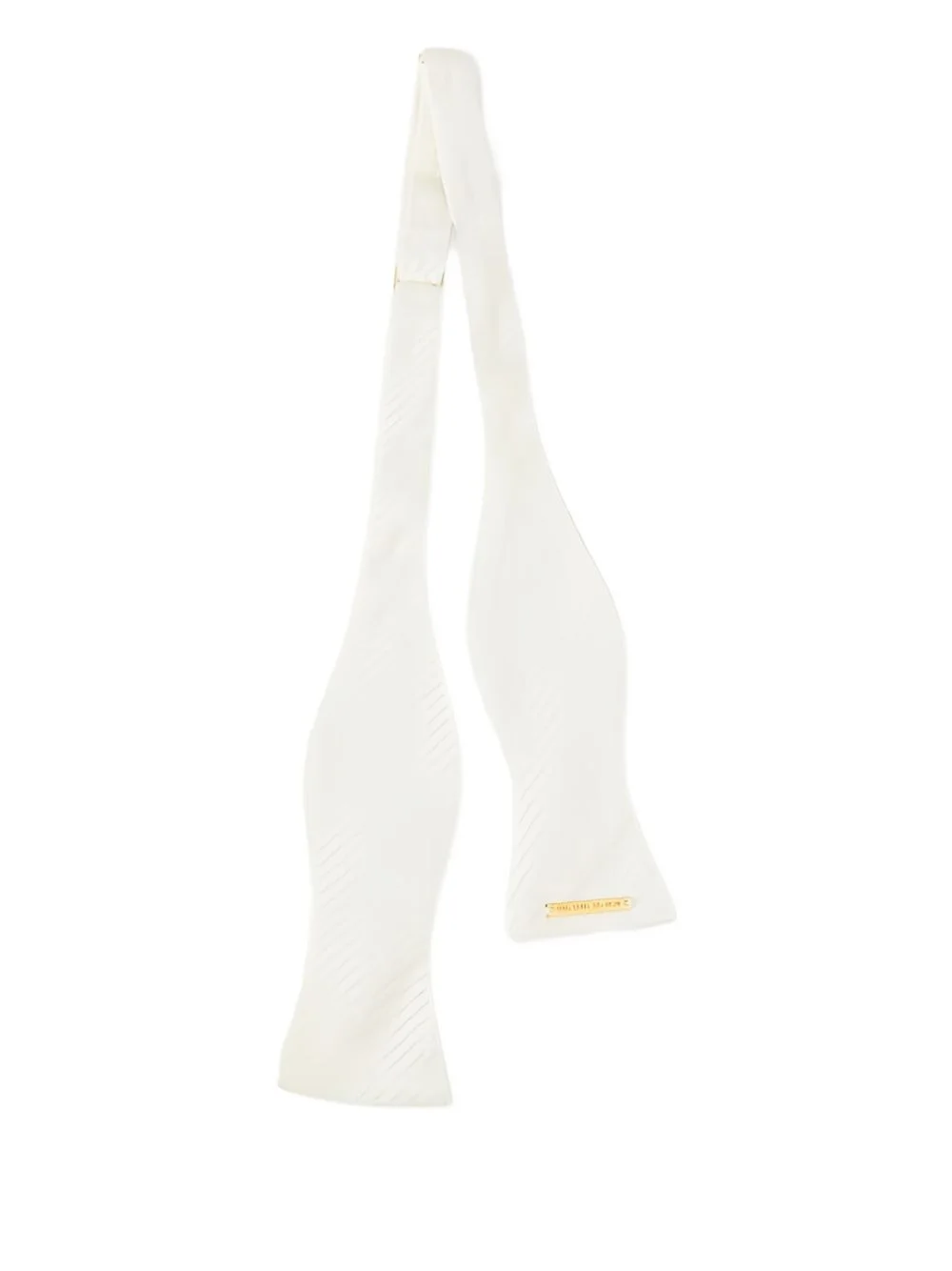 jacquard logo-plaque bow tie - 1