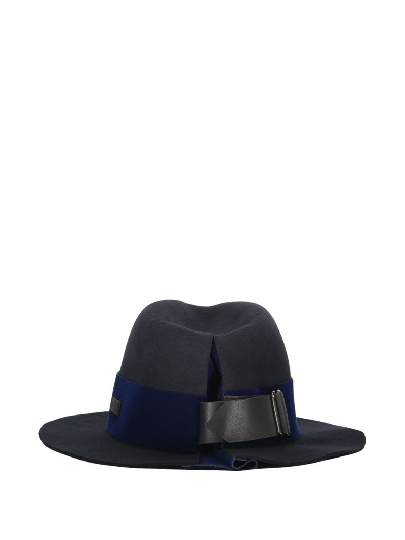 EMPORIO ARMANI Wool fedora hat outlook