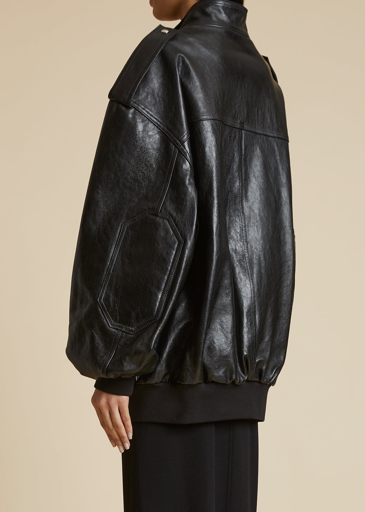 The Farris Jacket in Black Leather - 3