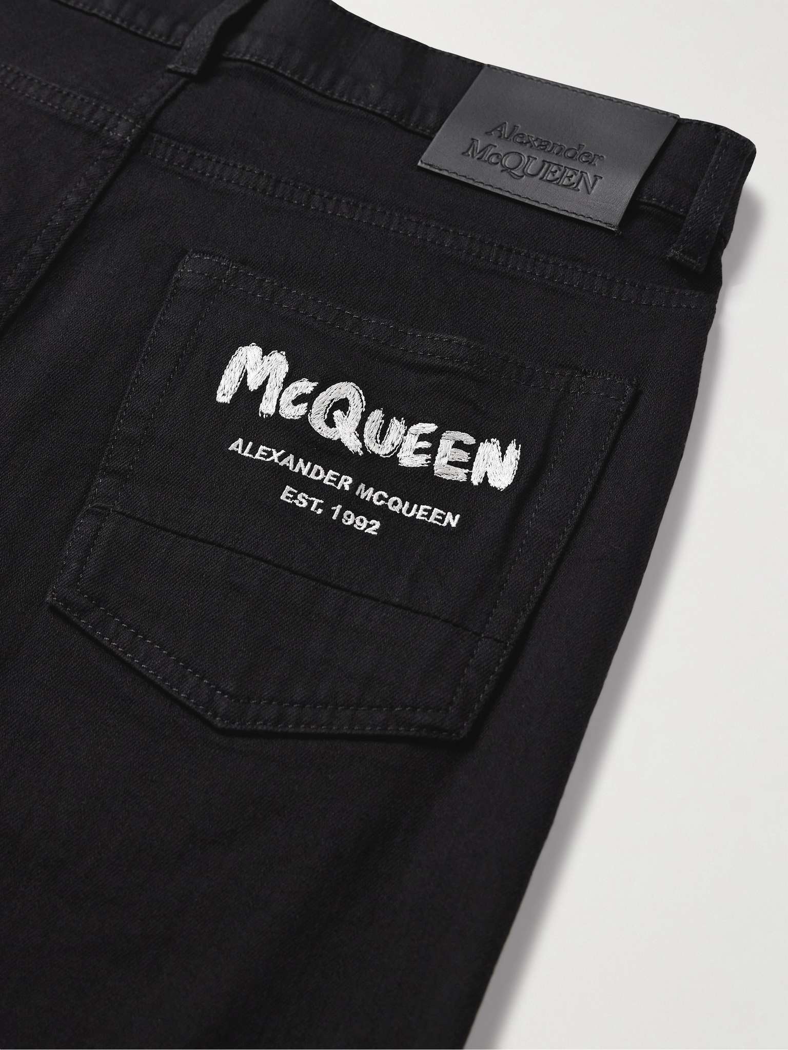Skinny-Fit Logo-Embroidered Jeans - 5