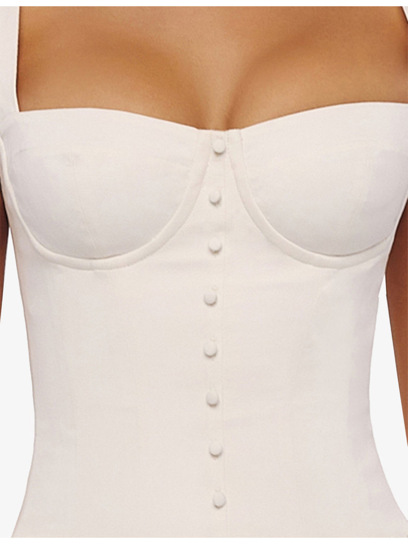 Kaia Stretch-Cotton Mini Dress 5