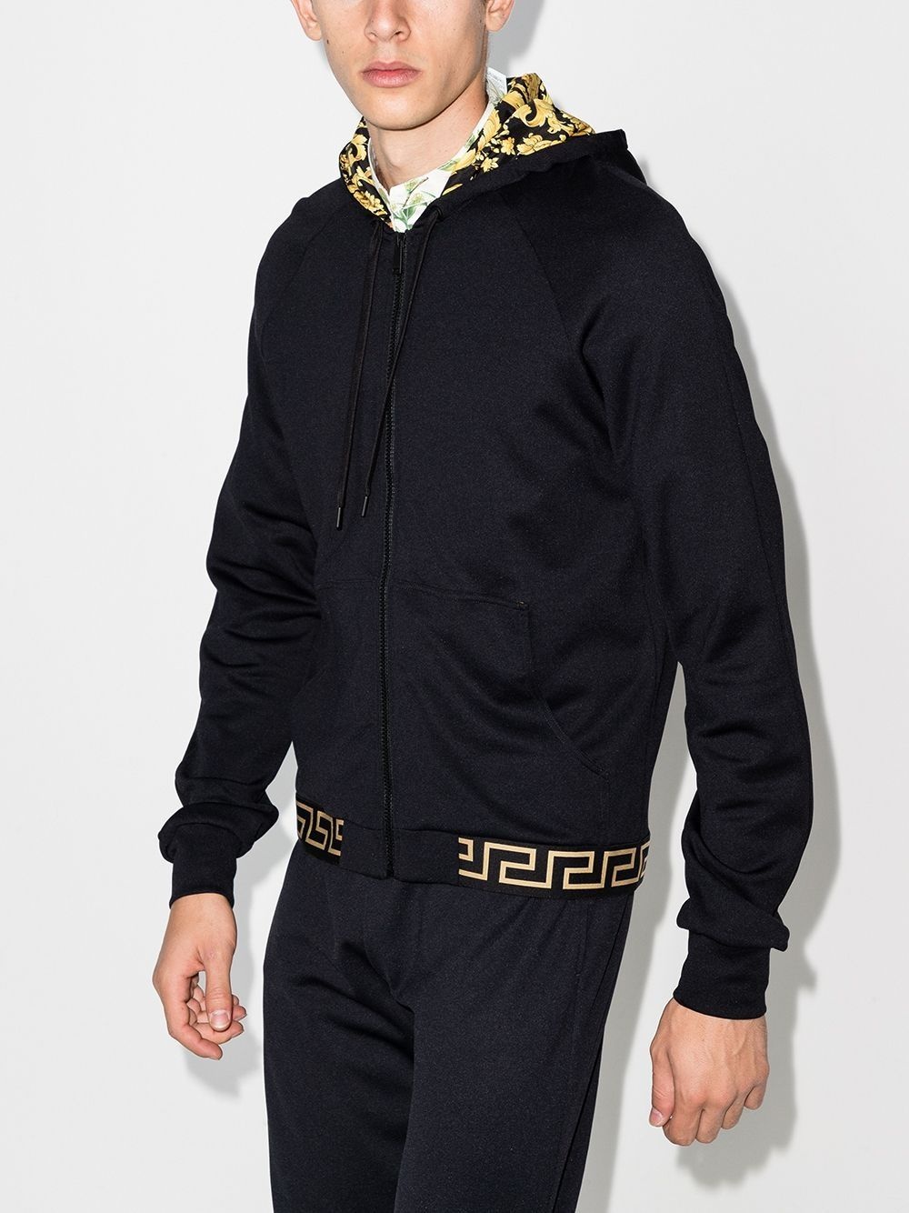 Greca border hoodie - 2