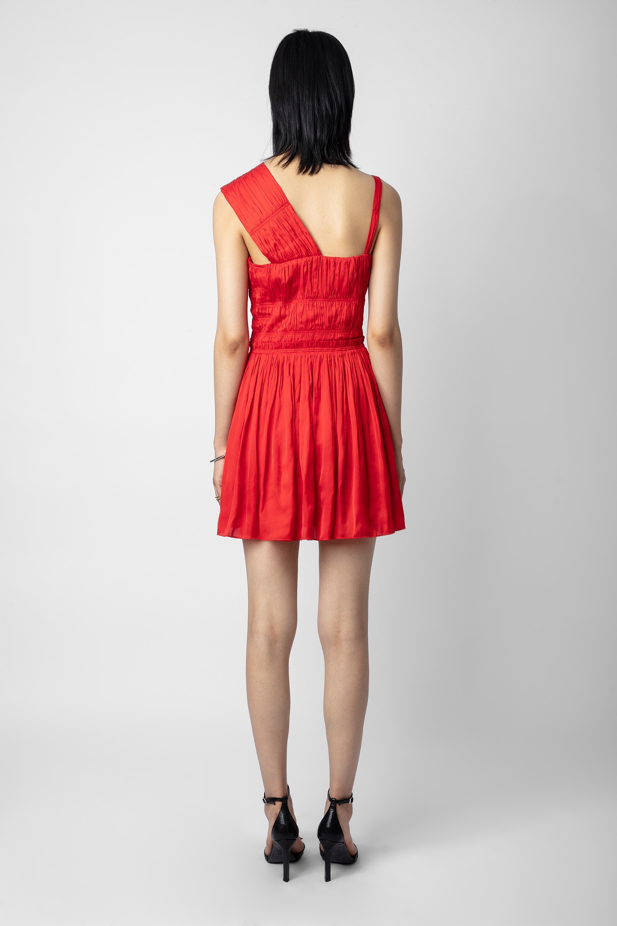 Roselie Satin Dress - 5