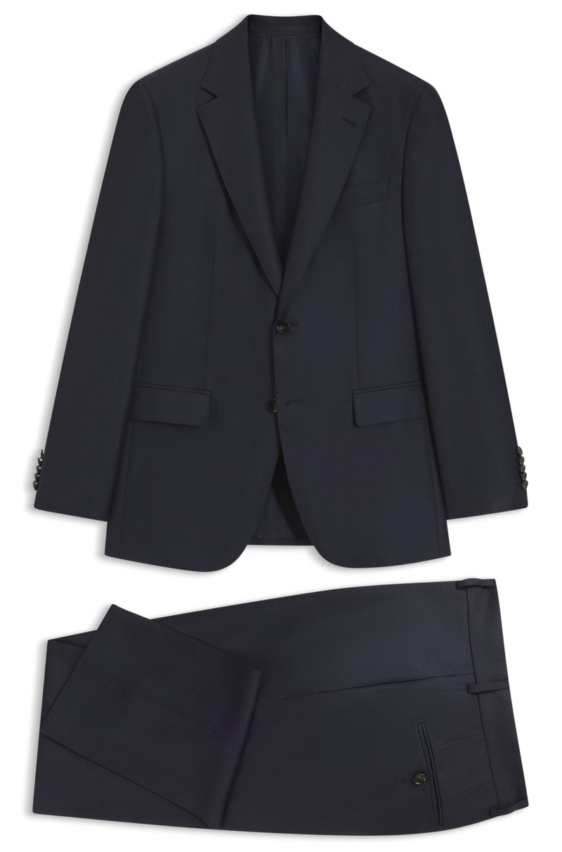TWO-PIECE REGULAR-FIT SUIT IN VIRGIN WOOL AND SILK 8