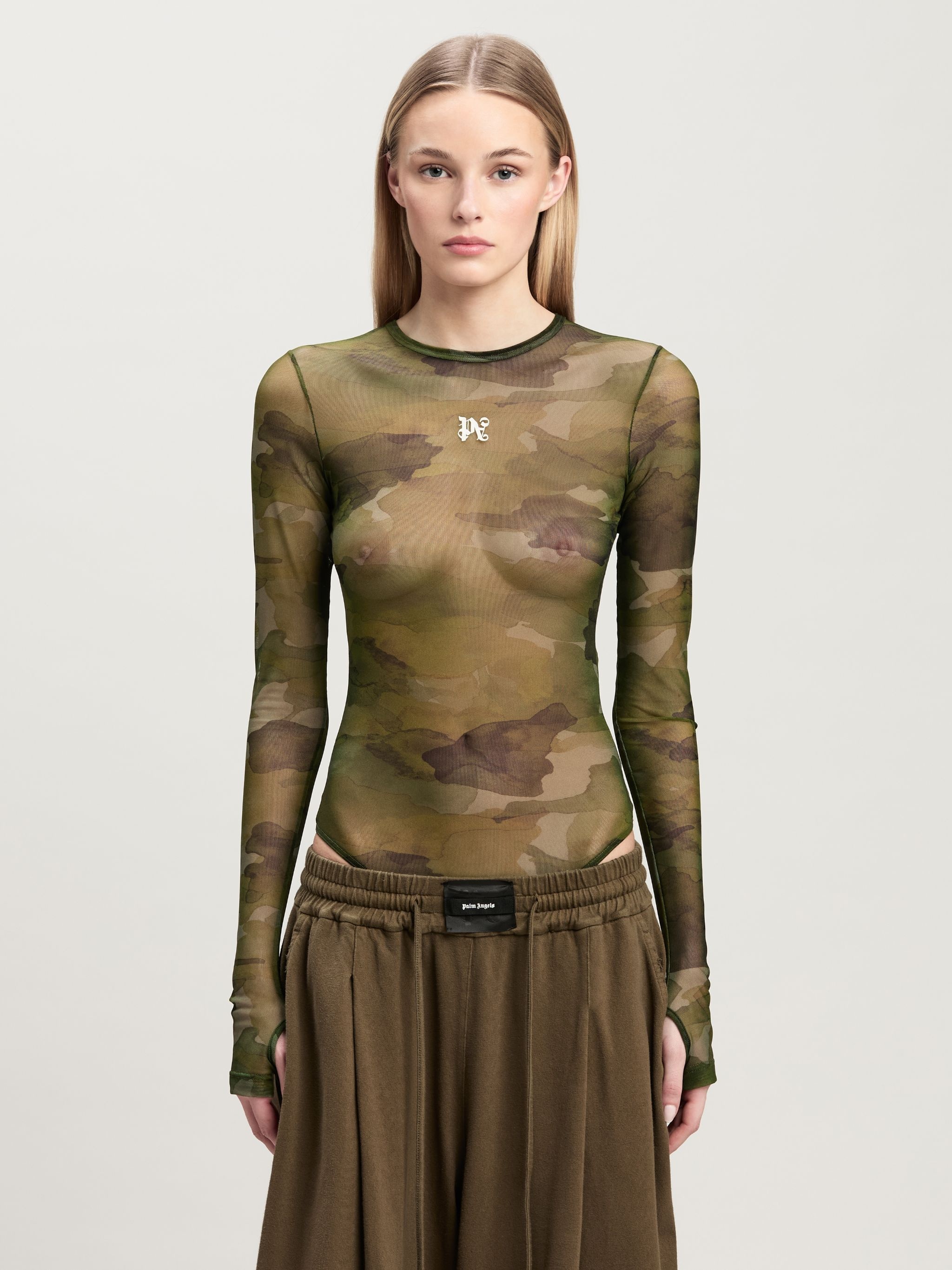 Camo Tulle Bodysuits - 3