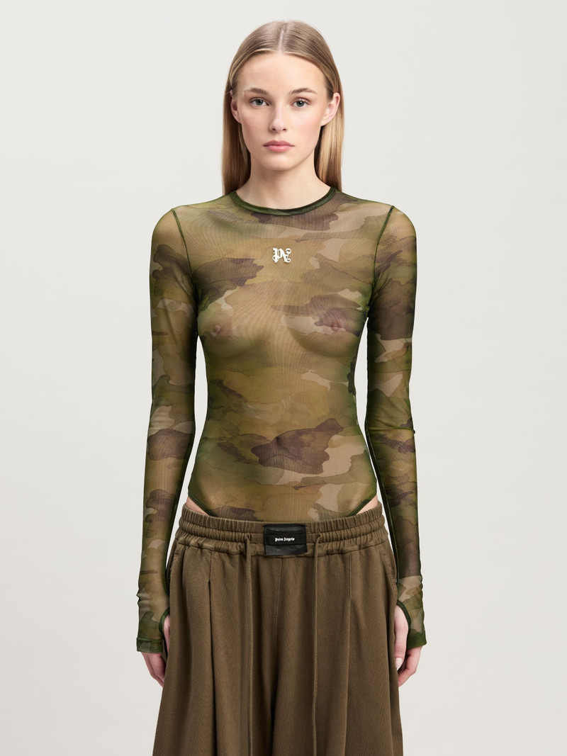 Camo Tulle Bodysuits 3