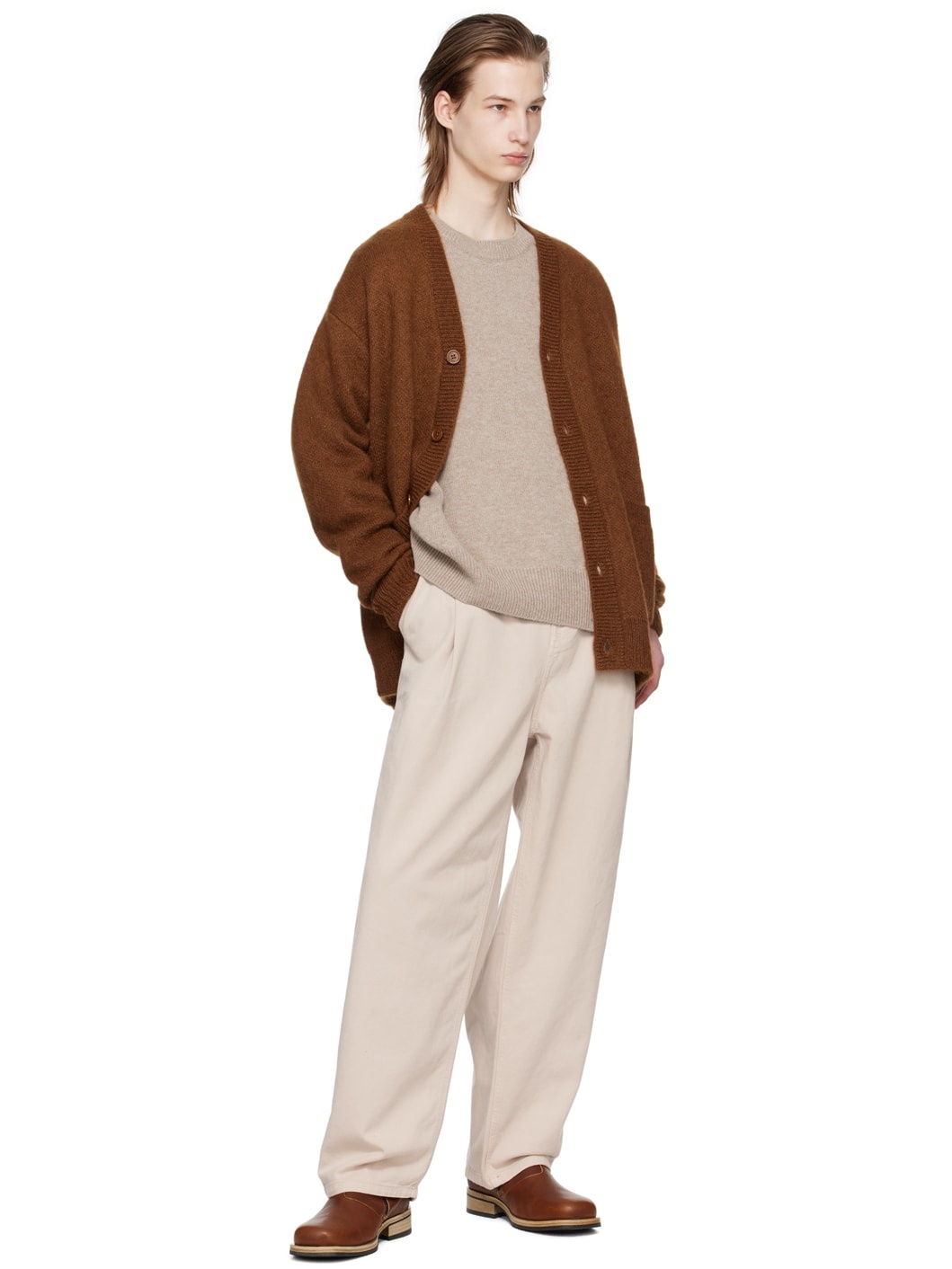Beige Quinton Sweater - 4