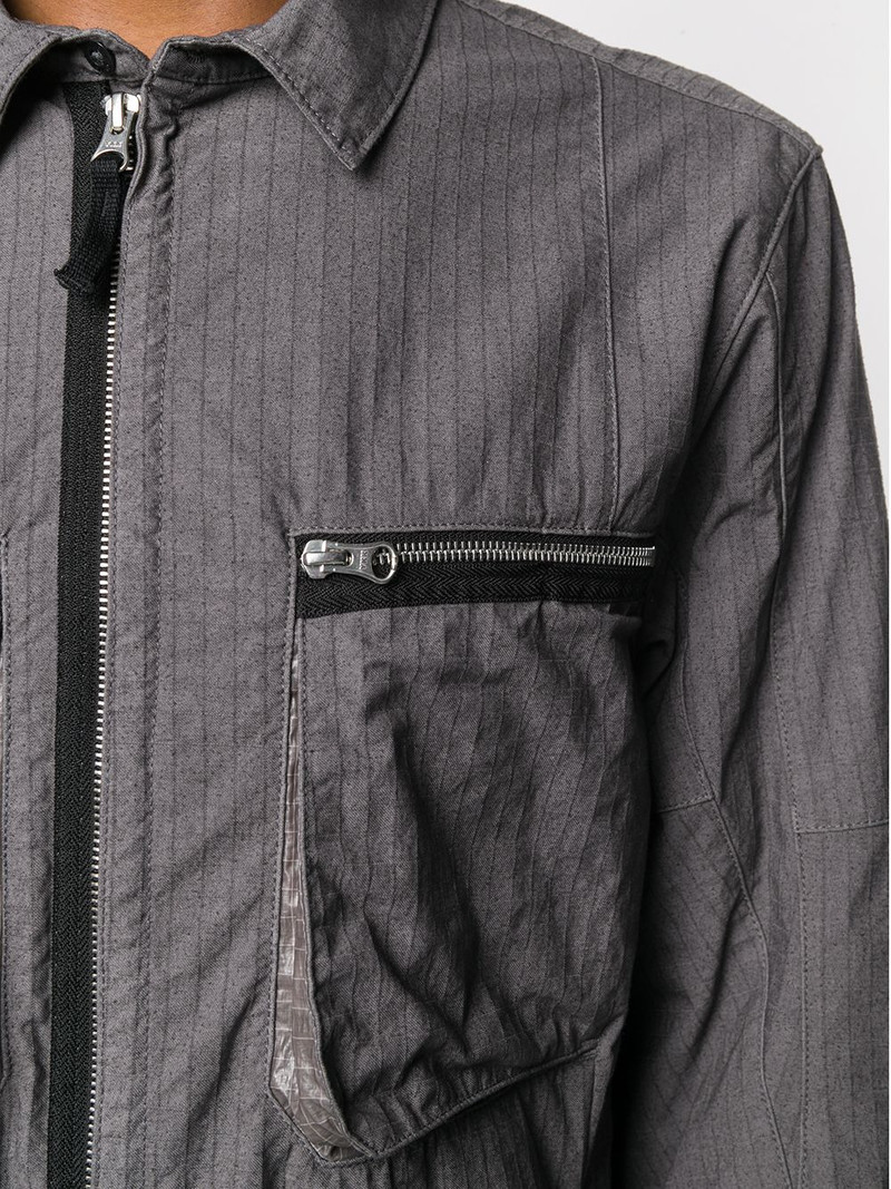 long sleeve zipped pocket jacket 5