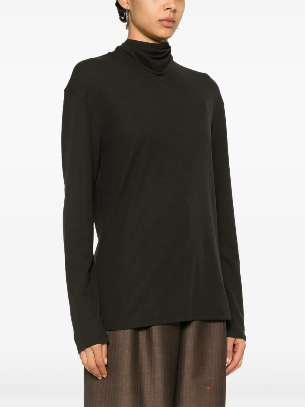 LEMAIRE - Women Long Sleeve Foulard Top - 3