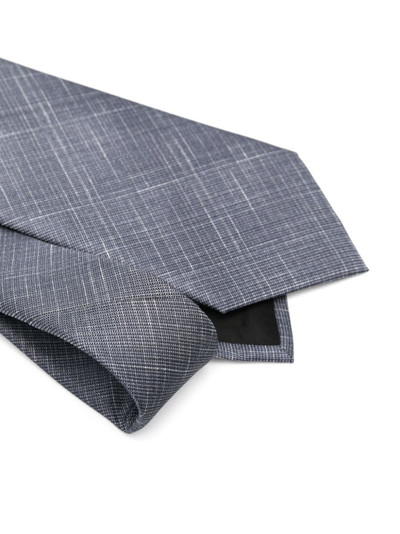 Brioni printed silk tie outlook