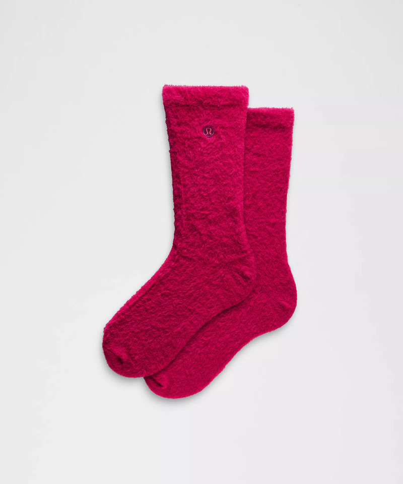 Unisex Fuzzy Crew Socks 1