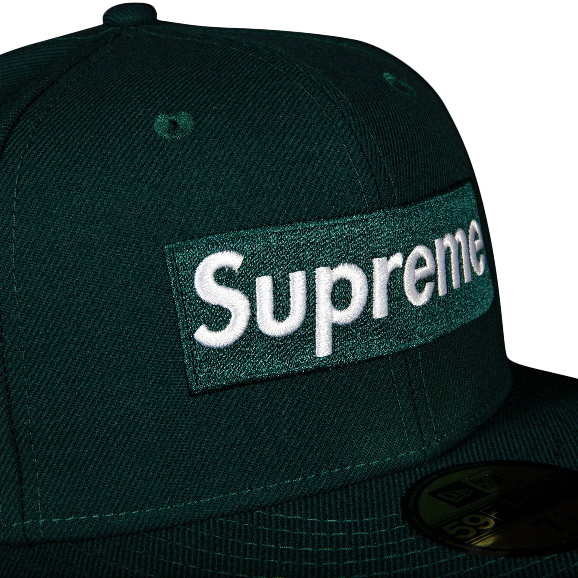 Supreme Supreme World Famous Box Logo New Era 'Dark Green