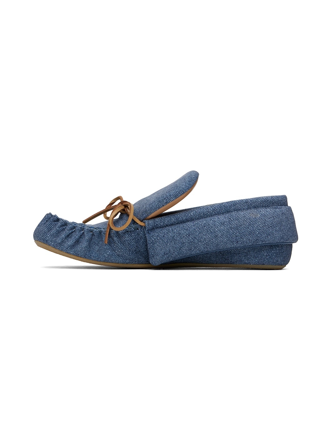 Blue Printed Loafers - 3