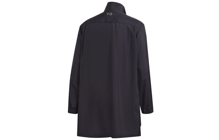 Men's Y-3 Stand Collar Zipper Casual Jacket Black GK4373 - 2