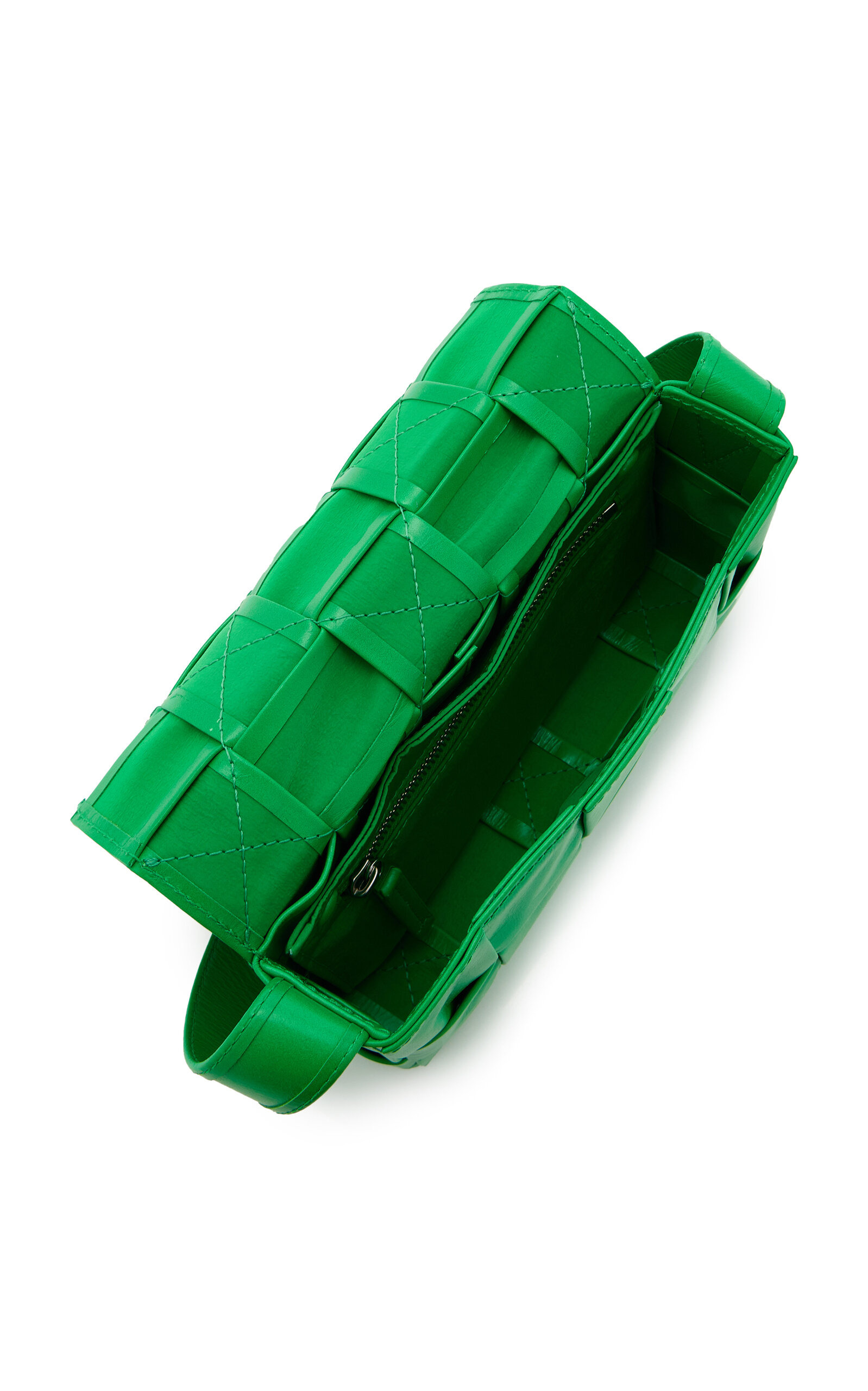 Mini Cassette Leather Bag green - 6