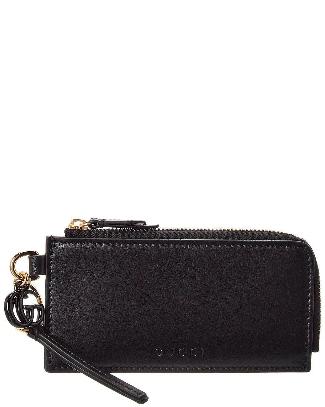 Gucci Double G Leather Card Case - 1