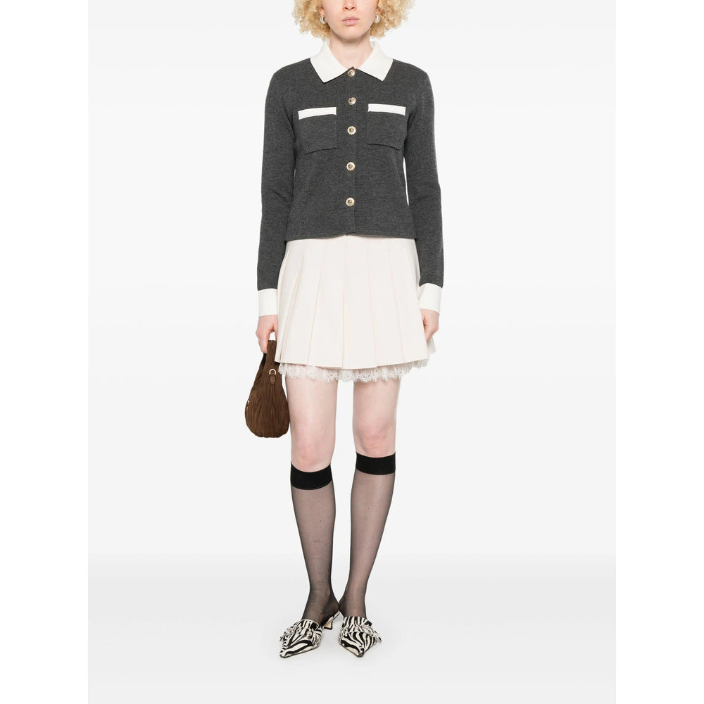Self-Portrait Neutrals Skirts - Pleated Skirts Women - 5