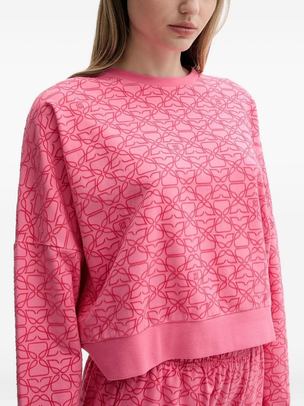 abstract-print sweatshirt - 2