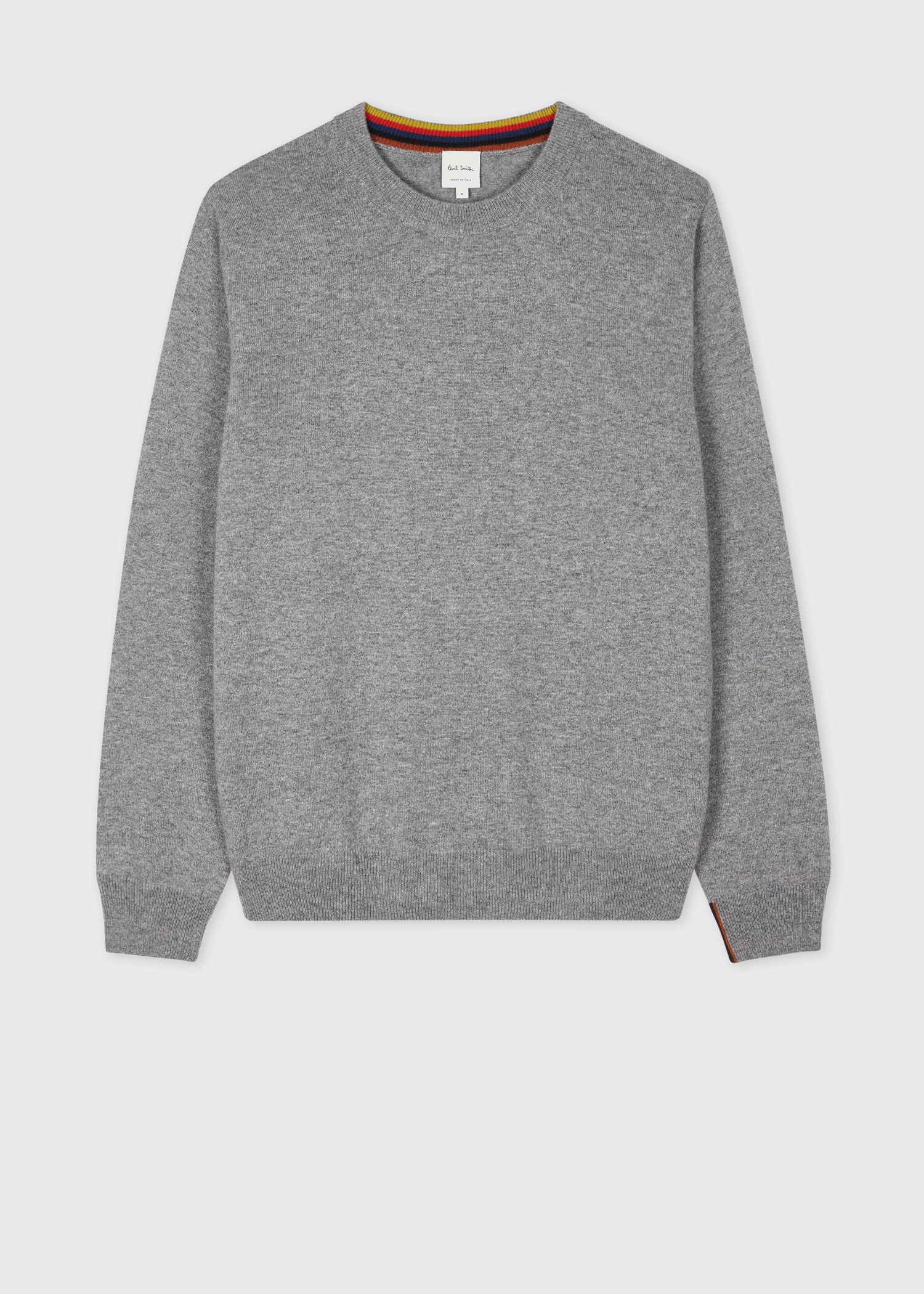 Grey Marl Cashmere Sweater - 1