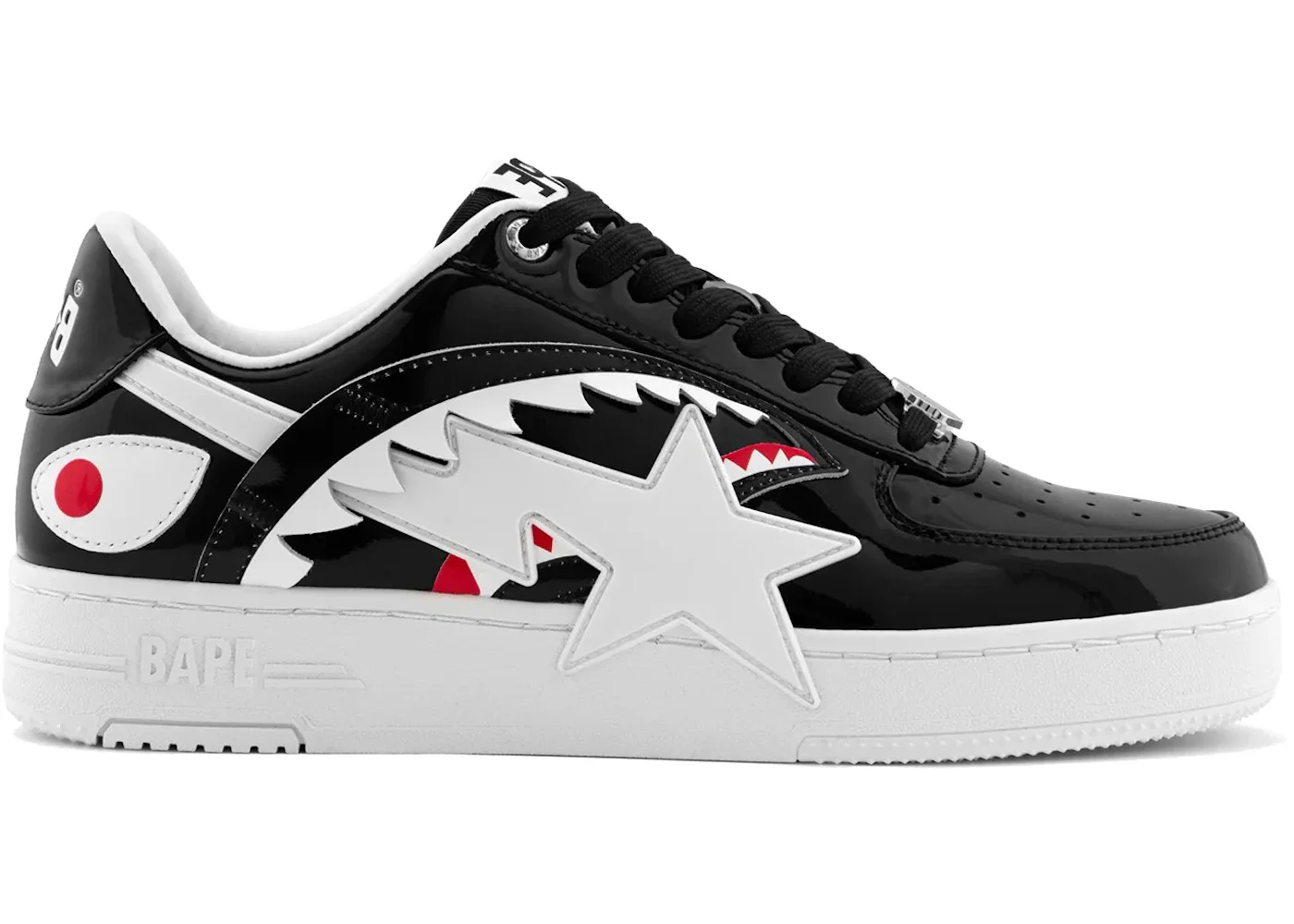 A Bathing Ape Bape Sta OS Shark Black - 1