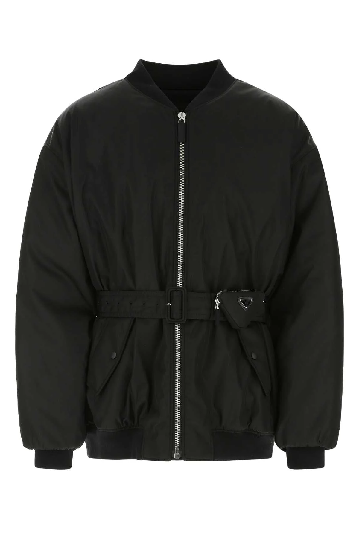 Prada Men Black Re-Nylon Padded Jacket - 1