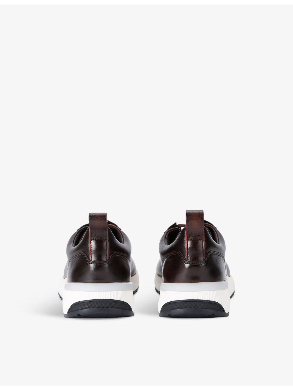 Innova perforated leather low-top trainers - 4