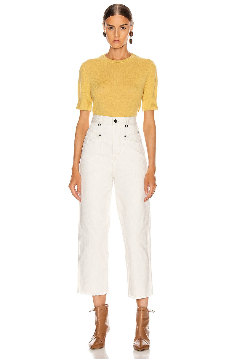 Jil Sander Short Sleeve Sweater Top outlook