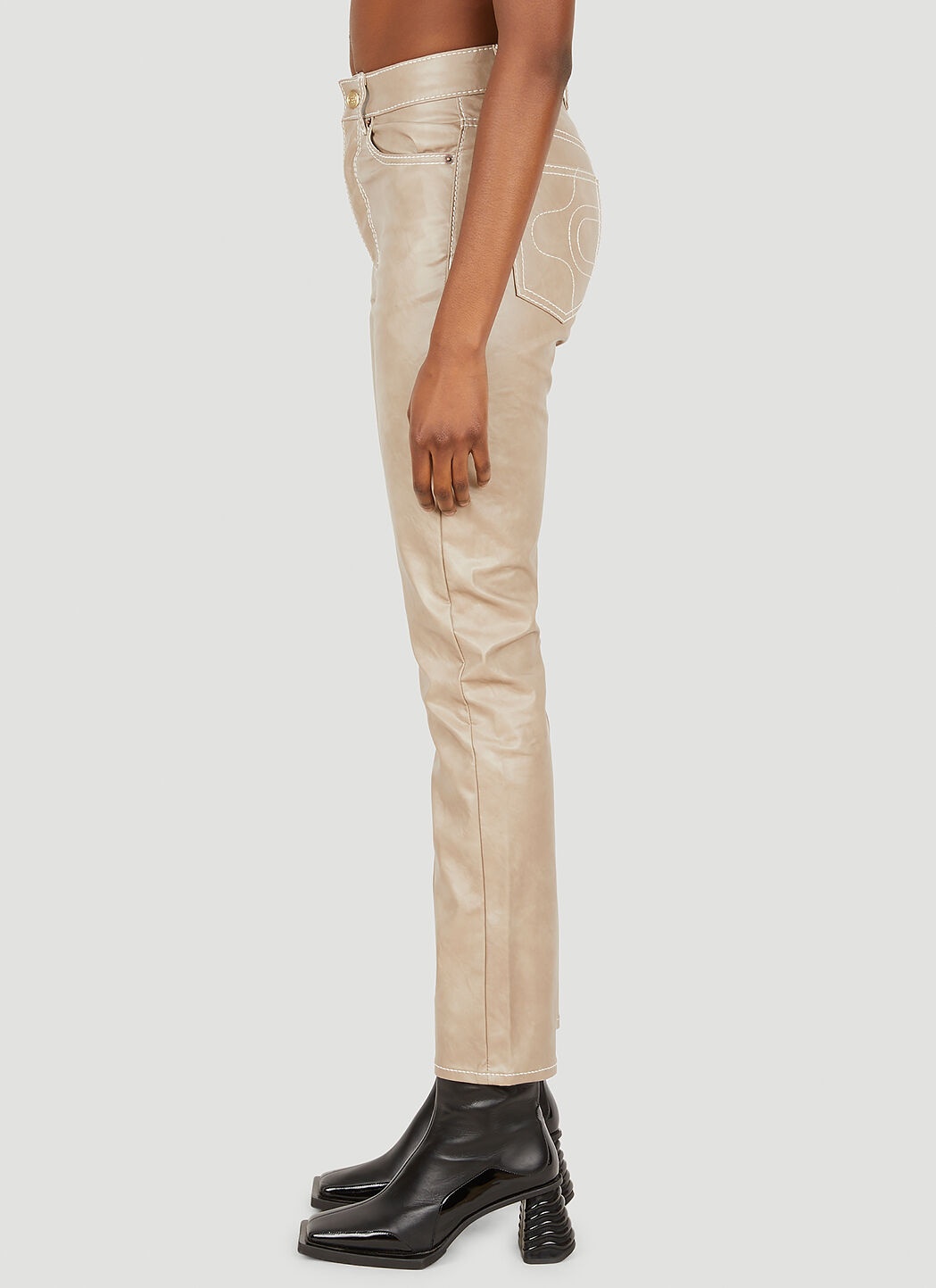 Solstice Vegan Leather Pants - 3