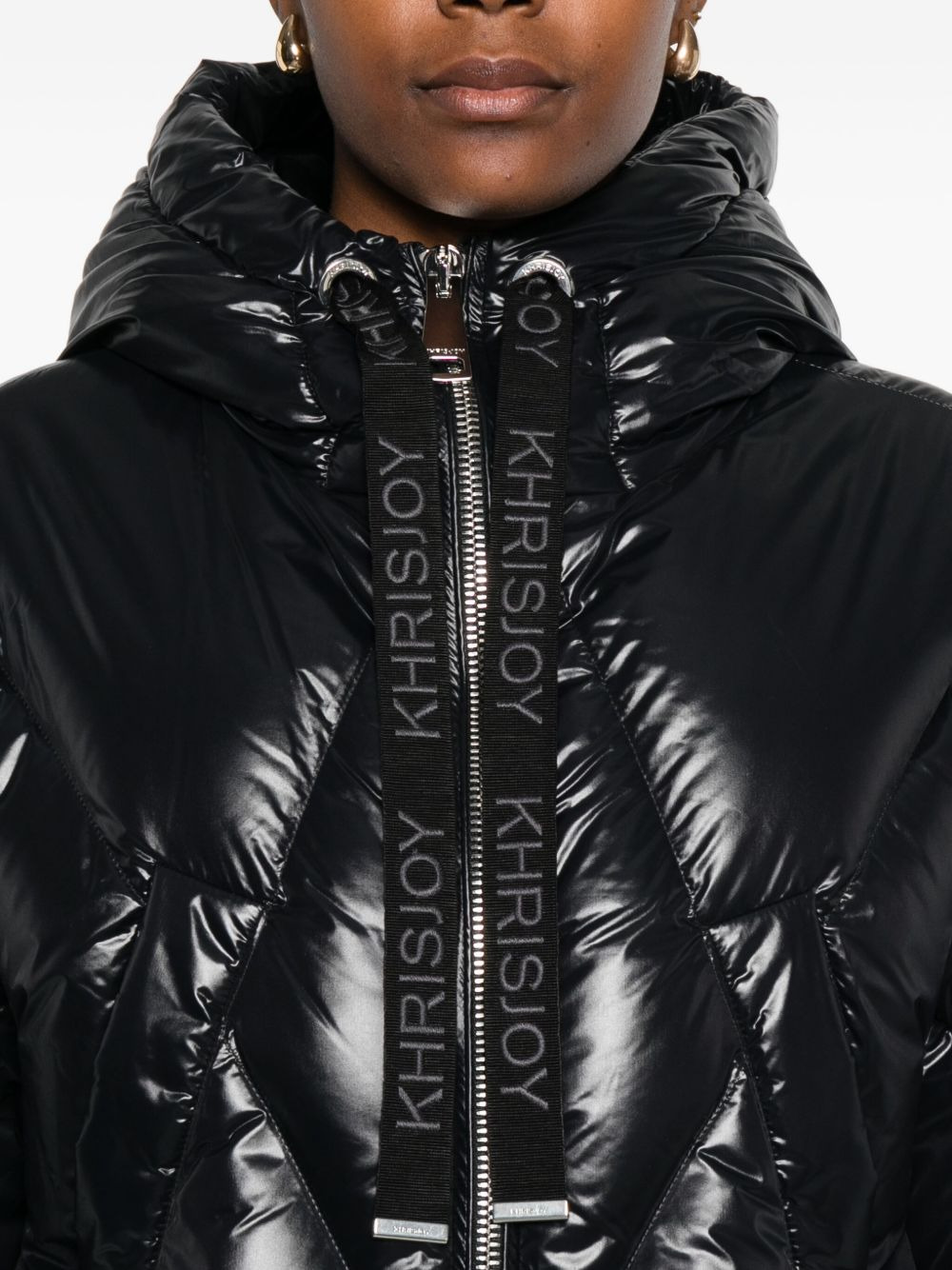 quilted-hooded puffer jacket - 5