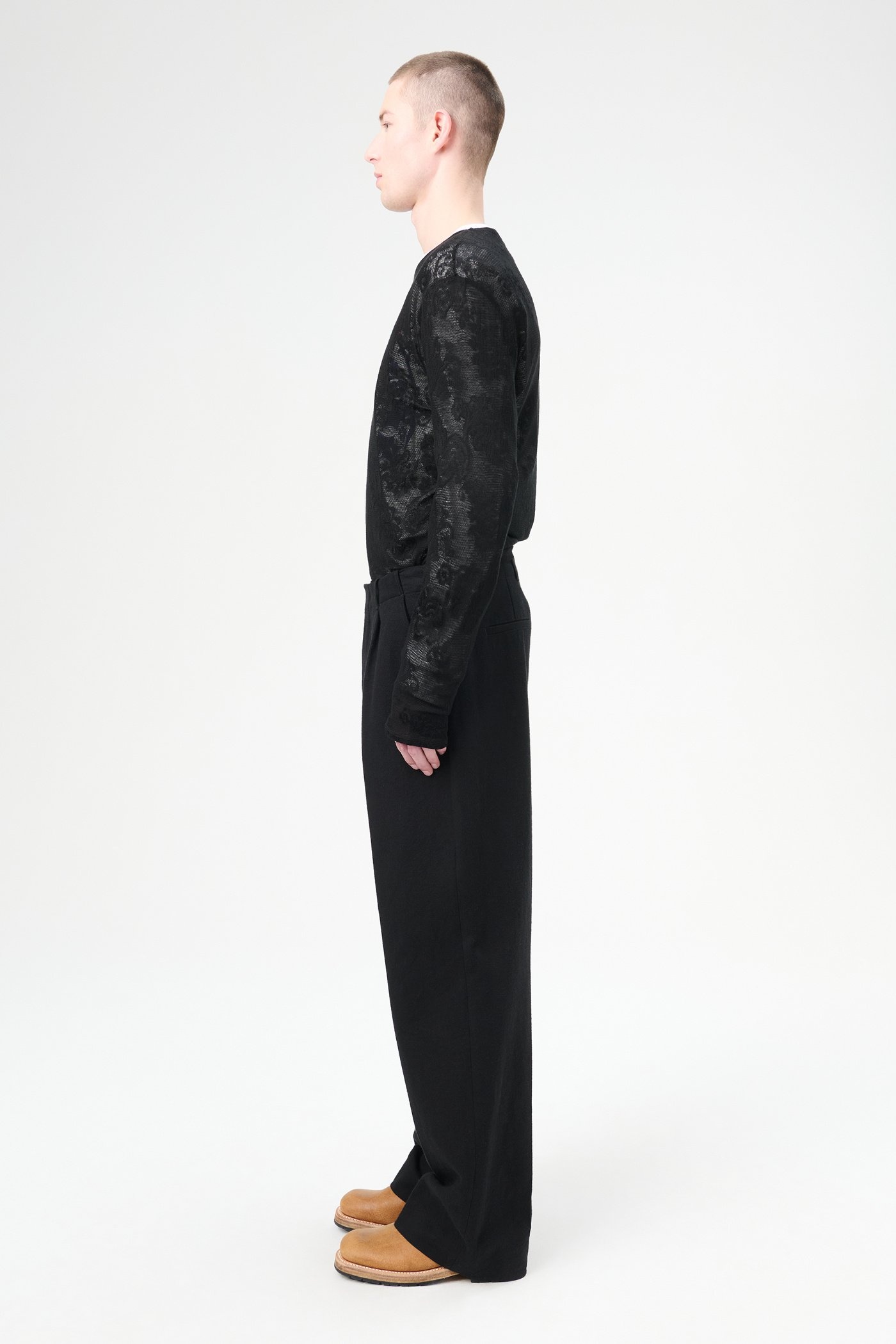 Borrowed Chino Draping Black Canvas - 3